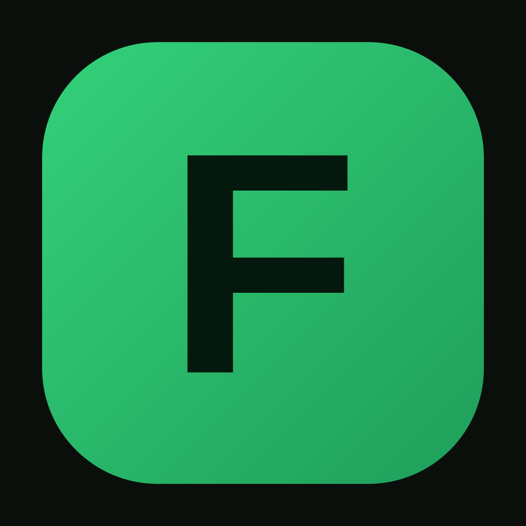 Icon on dark